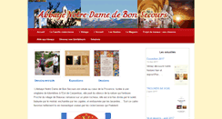 Desktop Screenshot of abbaye-blauvac.com